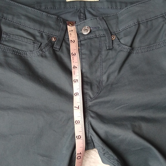 Levi Strauss 711 skinny pants in gray size 27x32 /size 2 NWT - Picture 6 of 7